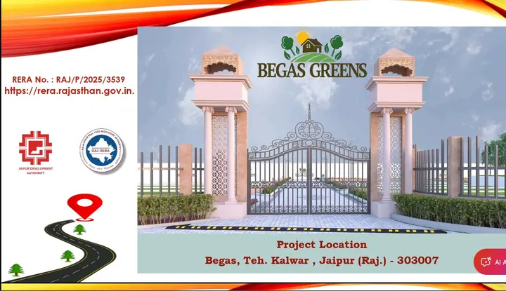 Begas Greens — Residential plots in Begas, Tehsil Kalwar
